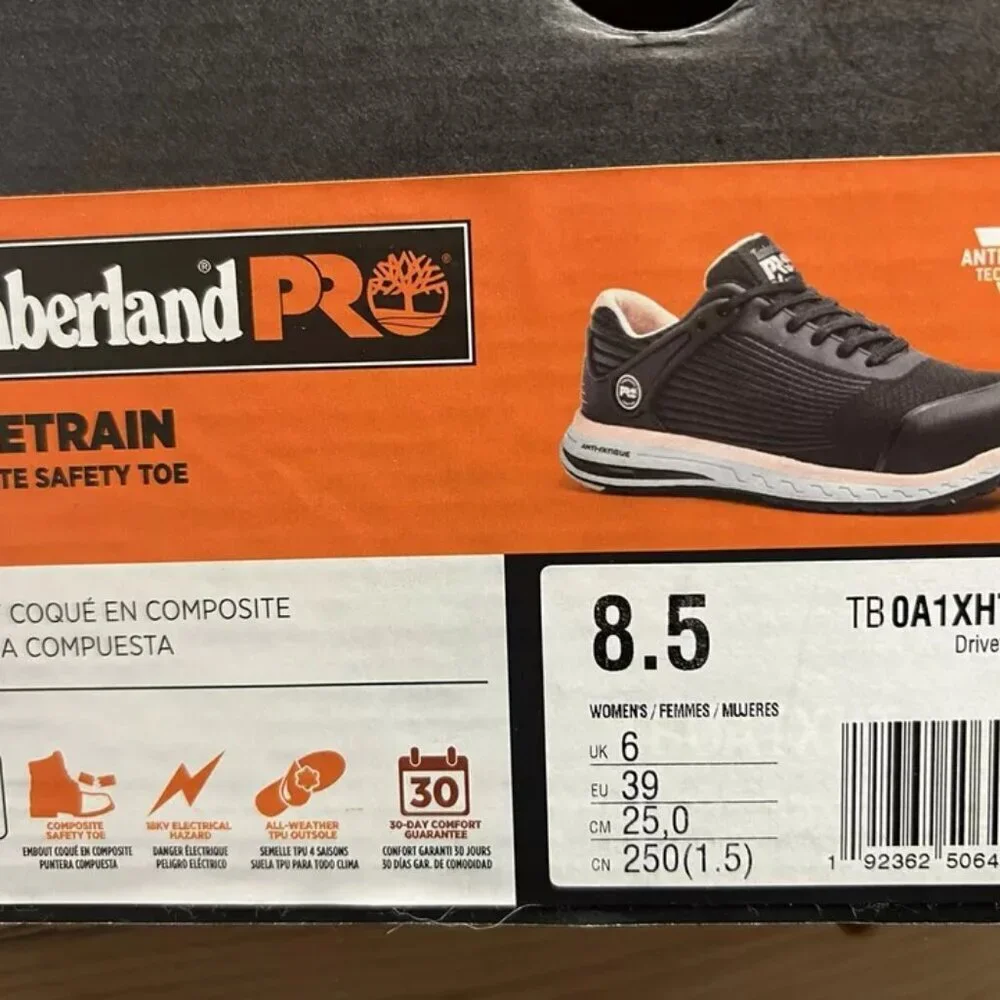 Timberland Pro Womens Drivetrain Sneaker Black 8.5 M